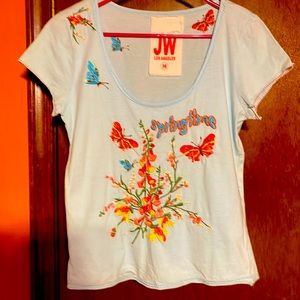 Johnny Was/JWLA embroidered T-shirt